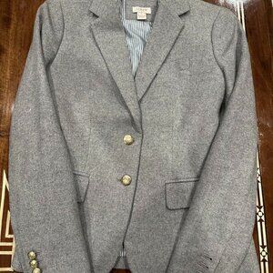 Jcrew grey wool blazer